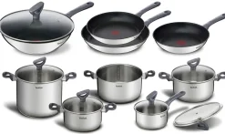 Zestaw garnków z pokrywkami TEFAL Daily Cook - 14 elementów