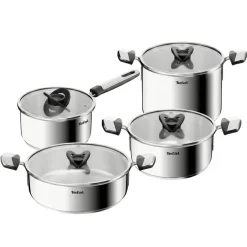 Zestaw garnków z pokrywkami TEFAL Emotion+ 16/20/22/24 cm