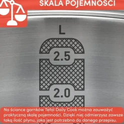 Zestaw garnków z pokrywkami TEFAL Daily Cook - 12 elementów
