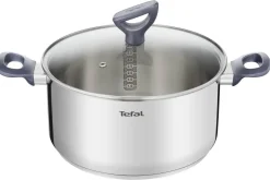 Zestaw garnków z pokrywkami TEFAL Daily Cook - 12 elementów