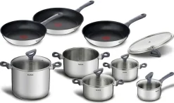 Zestaw garnków z pokrywkami TEFAL Daily Cook - 13 elementów