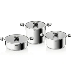 Zestaw garnków z pokrywkami TEFAL Emotion+ 22/24/26 cm