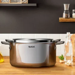 Zestaw garnków z pokrywkami TEFAL Infinite 20/24 cm