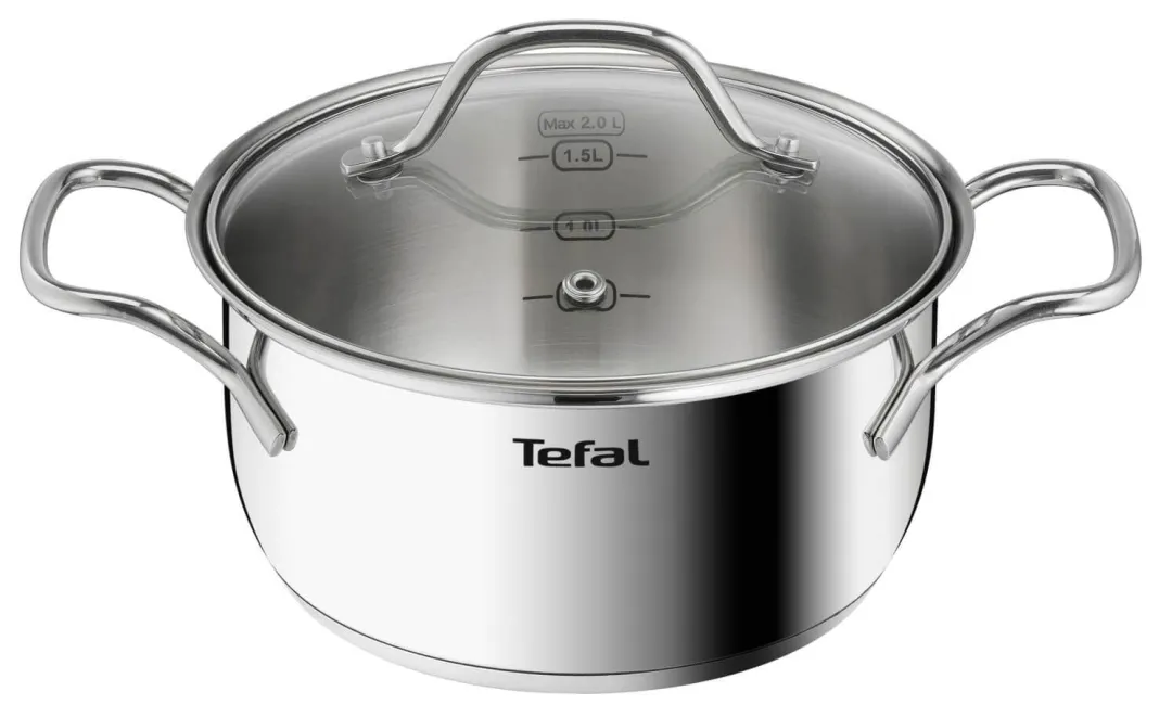 Zestaw garnków z pokrywkami TEFAL INTUITION - 10 elementów