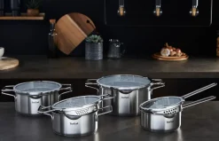 Zestaw garnków z pokrywkami TEFAL NORDICA - 10 elementów