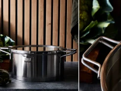 Zestaw garnków z pokrywkami TEFAL NORDICA - 10 elementów