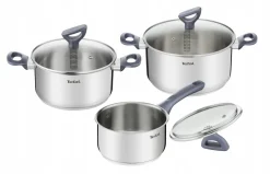Zestaw garnków z pokrywkami TEFAL Daily Cook 3 el.