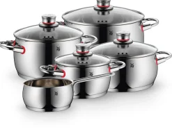 Zestaw garnków z pokrywkami WMF Quality One 9el indukcja