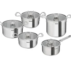 Zestaw garnków z pokrywką i patelnie TEFAL Extreme 12 elementów