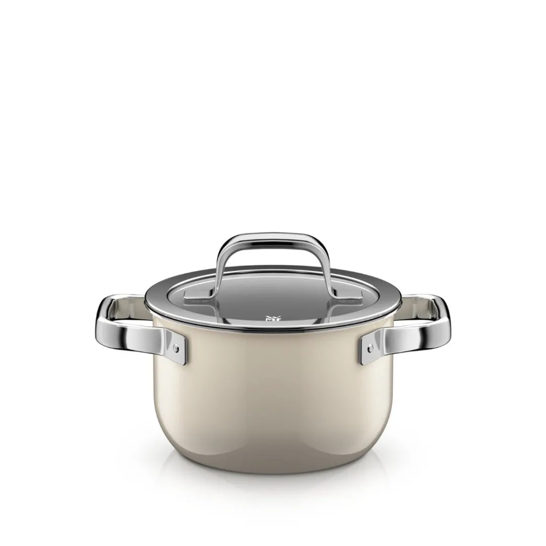 Zestaw garnków z pokrywką WMF Fusiontec Mineral Pro 8 el. macadamia