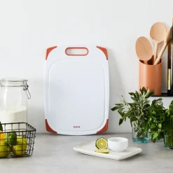 Zestaw noży i blok TEFAL Fresh Kitchen + Deska do krojenia TEFAL 35,5 x 25,5 x 0,9 cm
