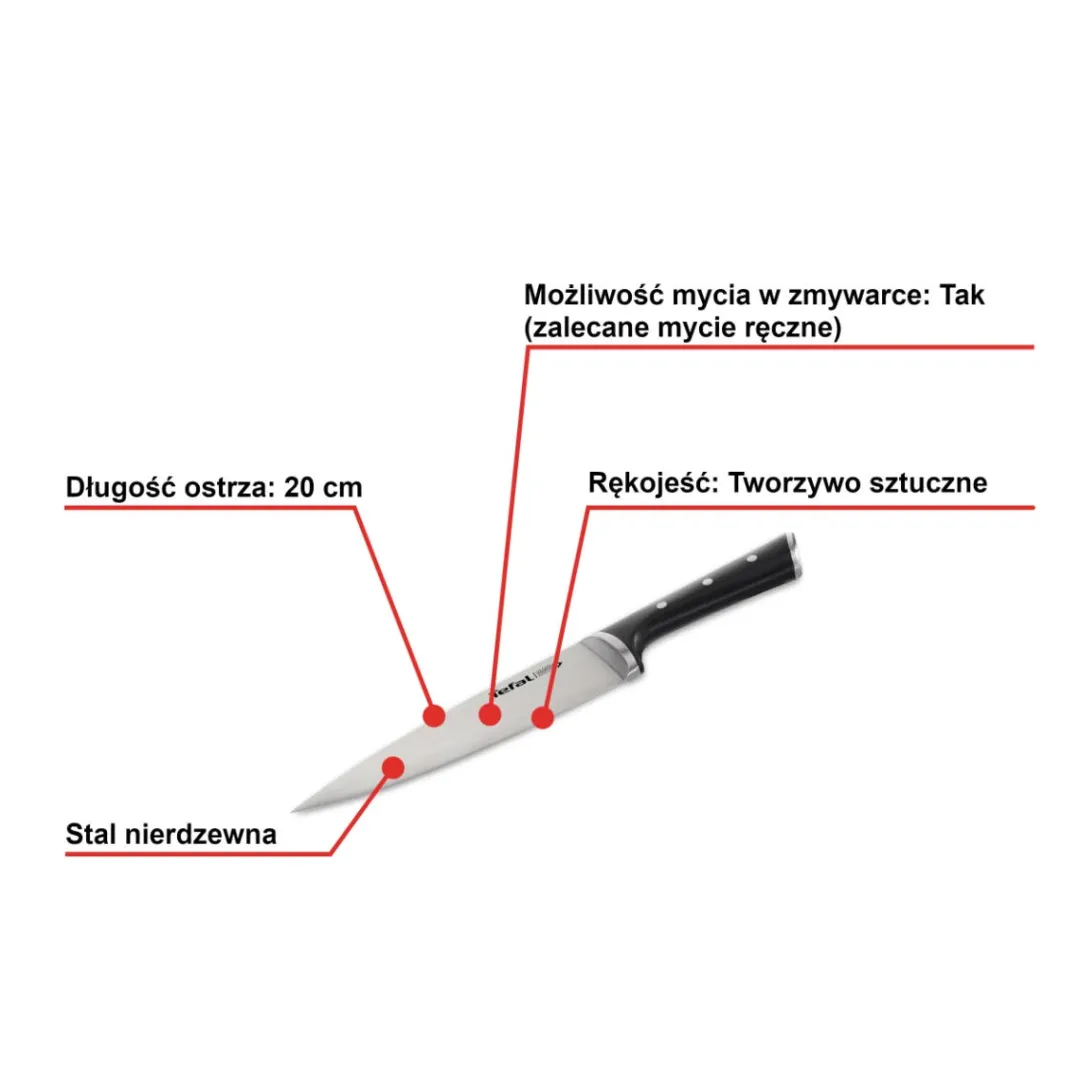 Zestaw noży TEFAL Ice Force 2 elementy