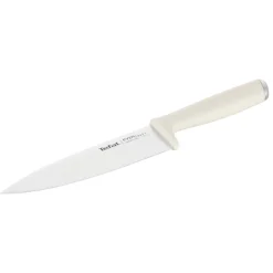 Zestaw 2 noży ze stali nierdzewnej oraz nożyczki TEFAL EverSharp Pro + blok z wbudowaną ostrzałką