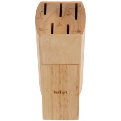 Zestaw 5 noży ze stali nierdzewnej TEFAL FRESH KITCHEN + drewniany blok