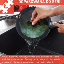 Zestaw patelnia głęboka Tefal Ingenio Emotion 24cm + Rączka uniwersalna Ingenio