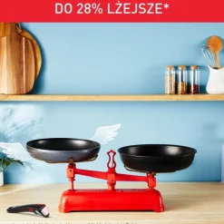 Zestaw patelni 24/28cm Tefal Ingenio So Light + szklane pokrywki 24/28cm