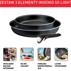 Zestaw patelni TEFAL INGENIO SO'LIGHT - 3 elementy