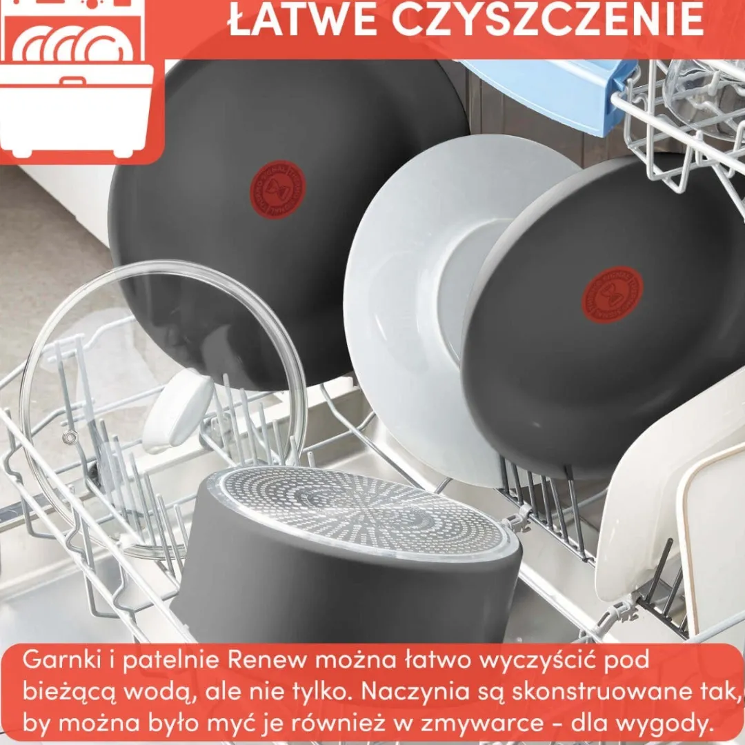 Zestaw patelni TEFAL INGENIO RENEW - 3 elementy