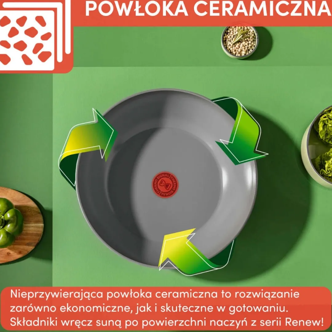 Zestaw patelni TEFAL INGENIO RENEW - 3 elementy