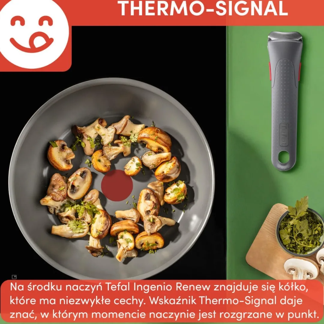 Zestaw patelni TEFAL INGENIO RENEW - 3 elementy
