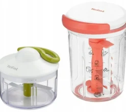 Zestaw rozdrabniacz chopper oraz mikser ręczny TEFAL 500/900ml