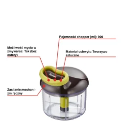 Zestaw rozdrabniaczy chopper TEFAL 500/900ml
