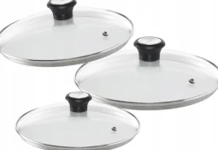Zestaw szklanych pokrywek TEFAL 24/26/30 cm