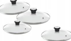 Zestaw szklanych pokrywek TEFAL 24/26/28/30 cm