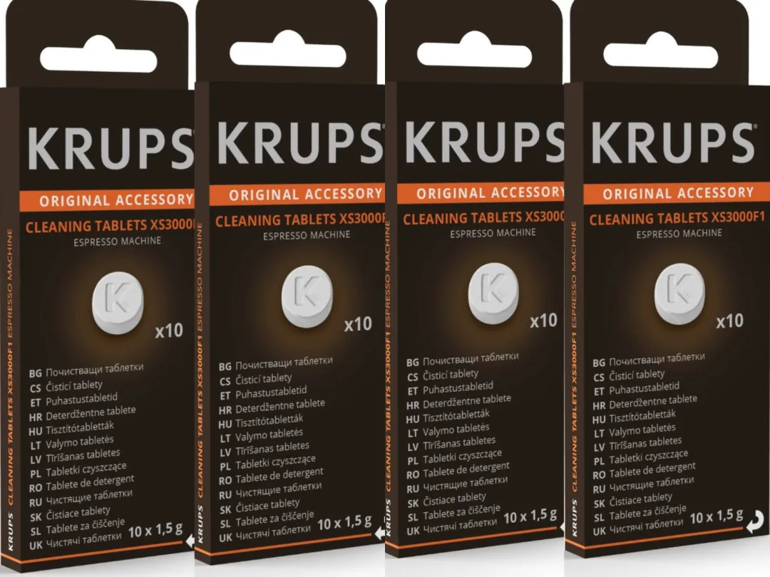 Zestaw 4x tabletki czyszczące KRUPS XS3000